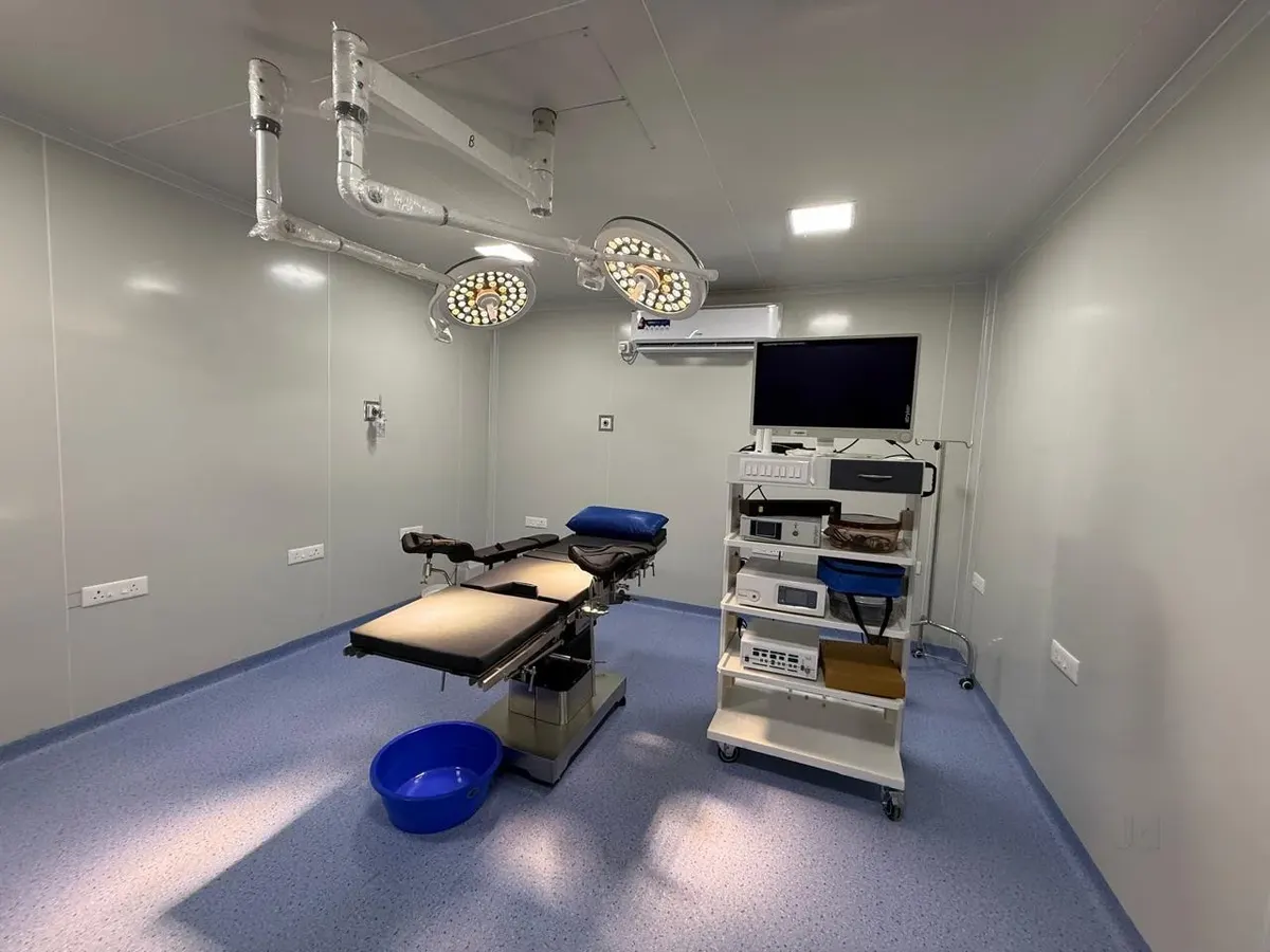 Modular Operation Theatre at Mahika Multispeciality Hospital, Guntur