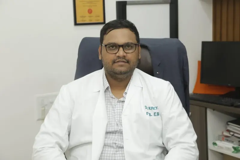 Portrait of Dr. Kalyan Reka, Consultant ENT Surgeon at Mahika Multispeciality Hospital, Guntur